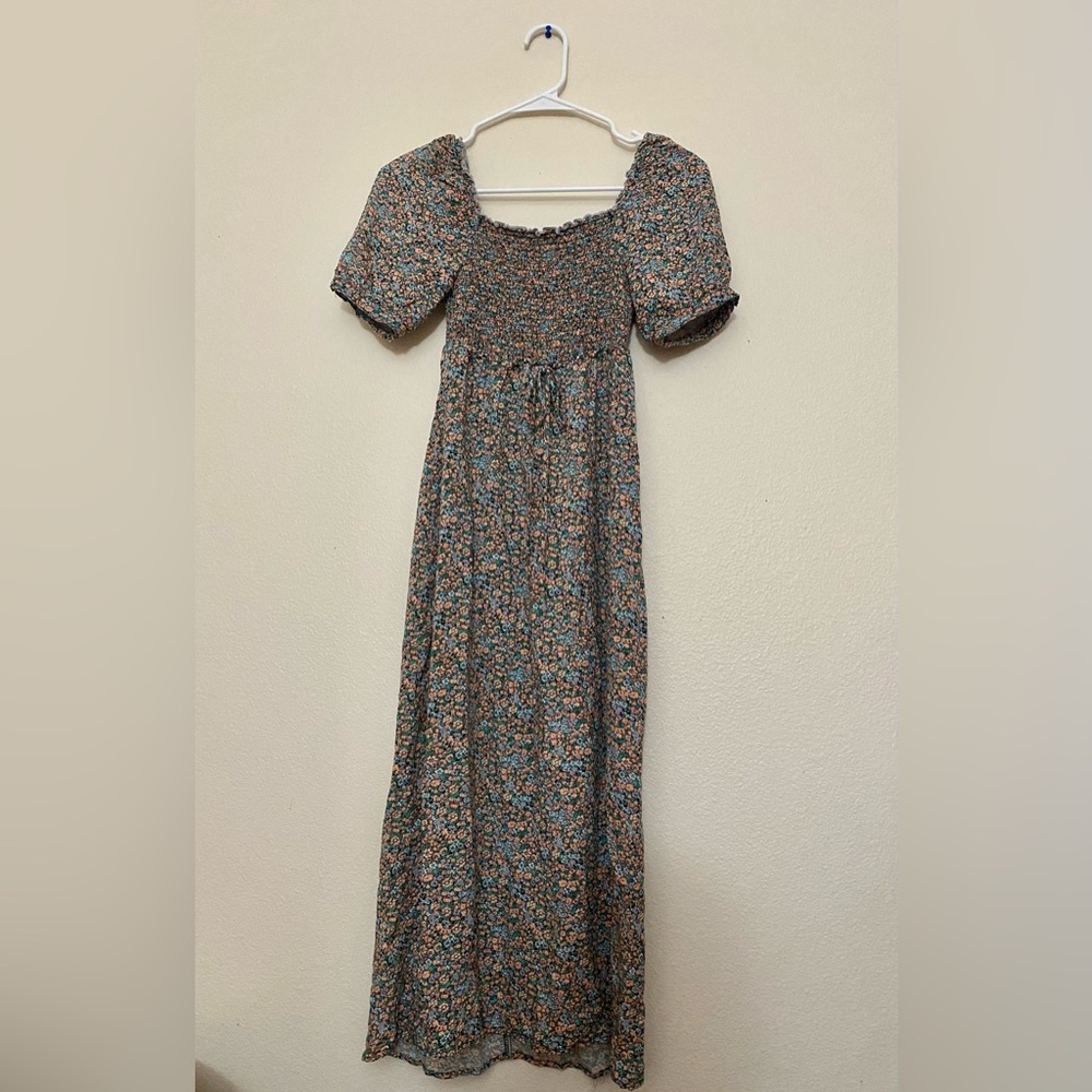 Flower midi dress